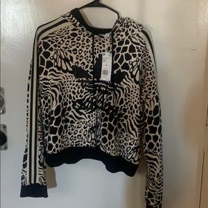 Women’s adidas leopard print hoodie